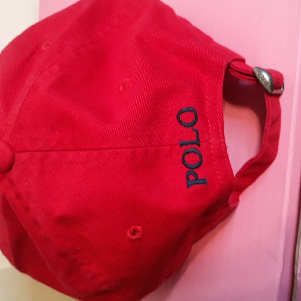NWT Polo Ralph Lauren Core Classic Sport Cap - Red/Navy - Picture 4 of 9